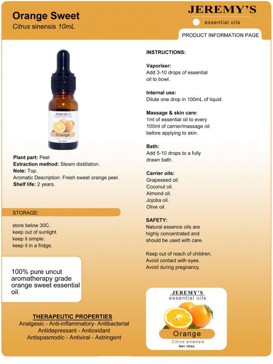 Pure Orange Essential Oil - Image 5