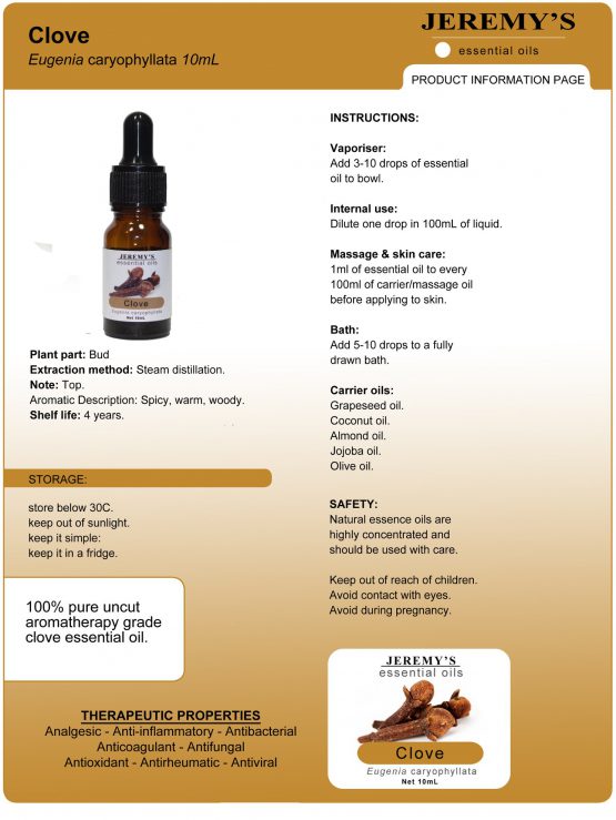 Pure Clove Bud Essential Oil - Image 5