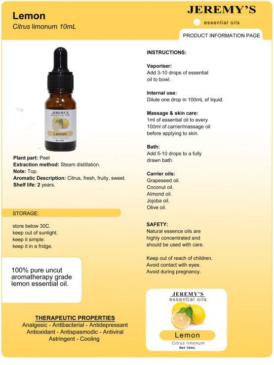 Pure Lemon Essential Oil - Image 5