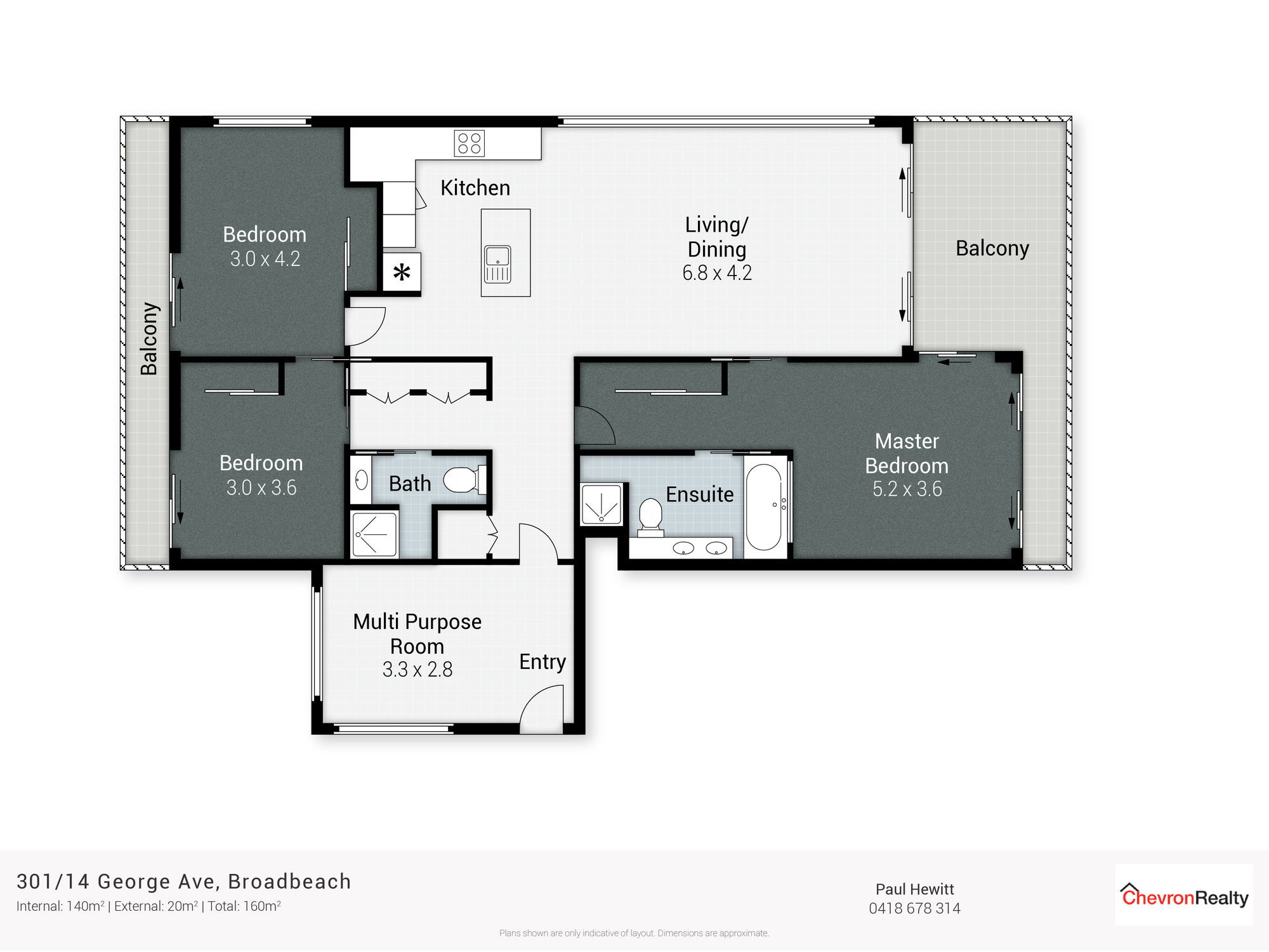 Real Estate | Gold Coast | Chevron Realty | Floor Plan